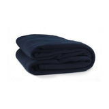 Jason Polar navy fleece blanket, double size.