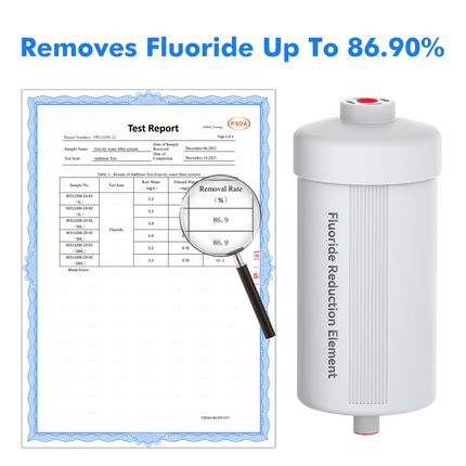 Aimex Portable Water Filter - Gravity-Fed, 304 Stainless Steel, Fluoride Removal