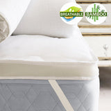 Bamboo mattress topper, double size.
