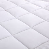 Bamboo cotton mattress topper, king single size.