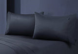 Charcoal egyptian cotton pillowcase.