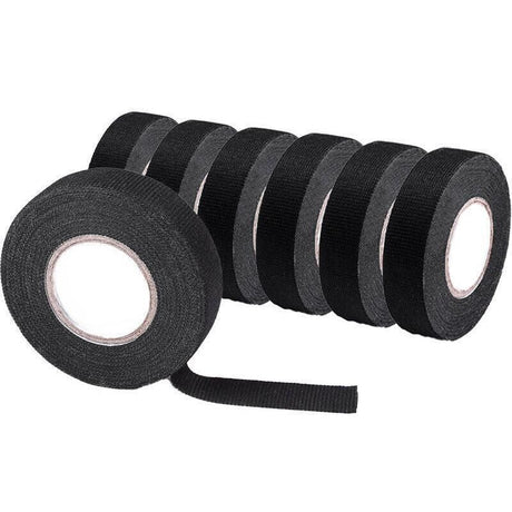 7 Rolls Automotive Wire Loom Harness Tape Cloth Electrical Insulation Noise Damping.
