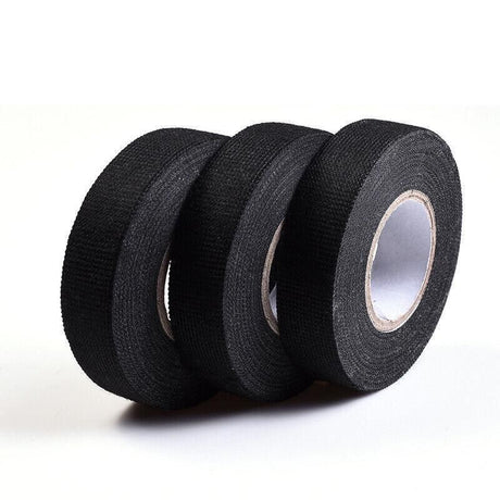7 Rolls Automotive Wire Loom Harness Tape Cloth Electrical Insulation Noise Damping.