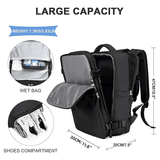 Waterproof Travel Backpack Outdoor Sports Shoulder Bag Hiking Camping Daypack - Blue