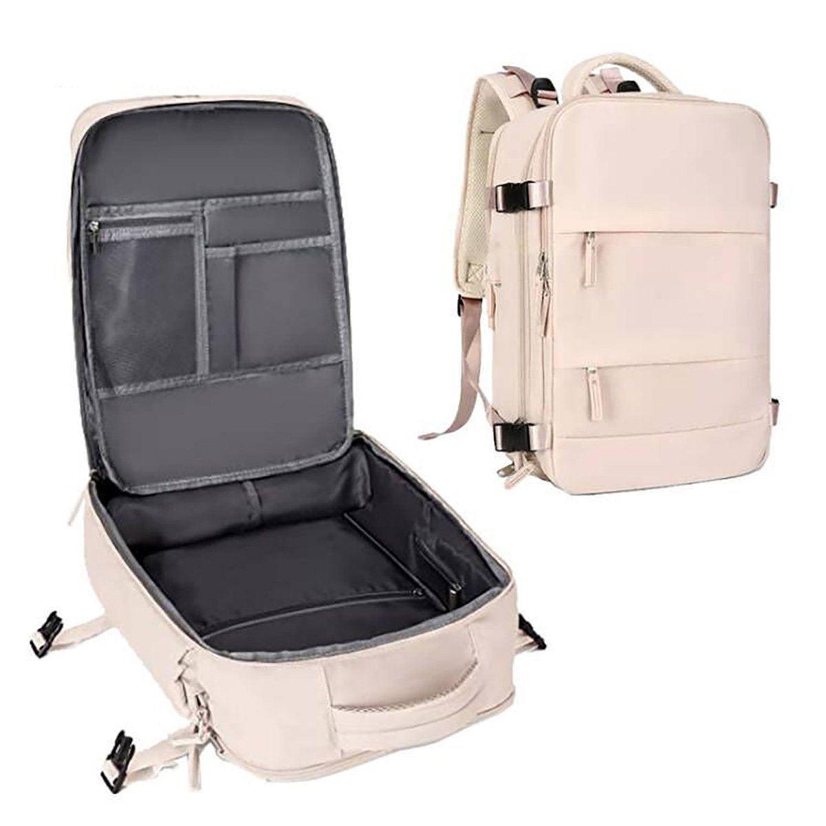 Waterproof Travel Backpack Outdoor Sports Shoulder Bag Hiking Camping Daypack - Blue