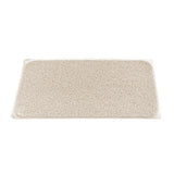 Anti Slip Shower Mat Loofah Surface Bath Rug 70x40cm White PVC Bathroom Carpet