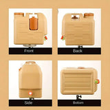 20L Outdoor Camping Portable Storage Bucket with Tap Drinking Water Container