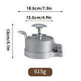 Flip Top Burger Press Meat Patty Maker Mould Filling Tool for Kitchen Hamburger