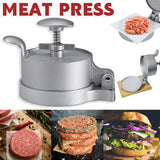 Flip Top Burger Press Meat Patty Maker Mould Filling Tool for Kitchen Hamburger