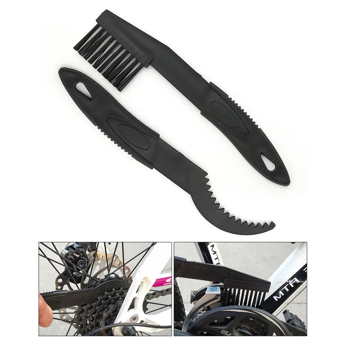 10 Piece Bike Cleaning Brush Kit Bicycle Maintenance Tool Set for Chain and Gear