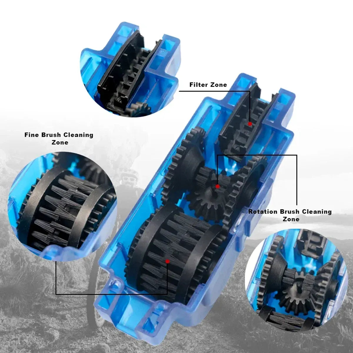 10 Piece Bike Cleaning Brush Kit Bicycle Maintenance Tool Set for Chain and Gear