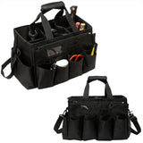 Multi Function Large Capacity Cleaning Tool Storage Bag with Adjustable Strap