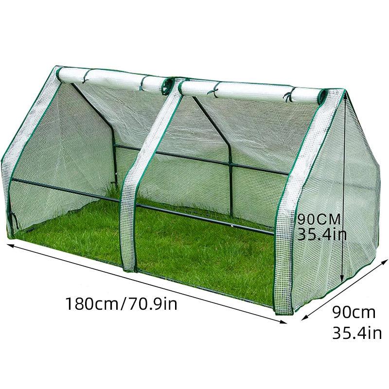 Transparent plant protection tent, easy to assemble.