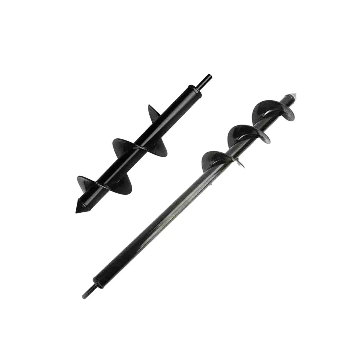 Power Garden Spiral Plant Auger Earth Planter Drill Bit Post Hole Digger Tool - 80*300MM (0.55kg)