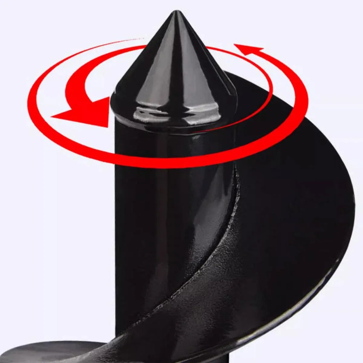 Power Garden Spiral Plant Auger Earth Planter Drill Bit Post Hole Digger Tool - 80*600MM (1kg)