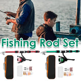 Ultra Short Pocket Portable Fishing Rod Compact Short Rod for Travel Angling - Green