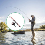 Ultra Short Pocket Portable Fishing Rod Compact Short Rod for Travel Angling - Green