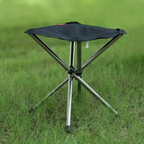 Portable Outdoor Telescopic Folding Stool Camping Chair Fishing Seat Lightweight