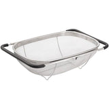 Stainless Steel Telescopic Sink Basket Multi Purpose Fruit Vegetable Strainer