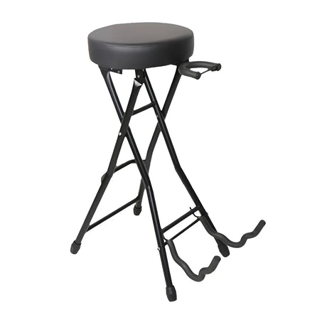 Folding guitar stool.