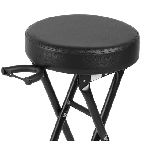 Folding guitar stool.