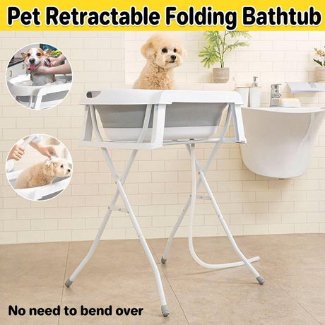 Portable tub elevated stand, foldable.