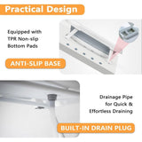 Pet Bath Tub Elevated Stand for Cats and Puppies Portable Bathing Tub for Pets