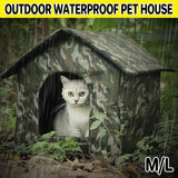Waterproof Outdoor Cat Nest Stray Pet Hiding Nest Simple Dog House Shelter Bed - L