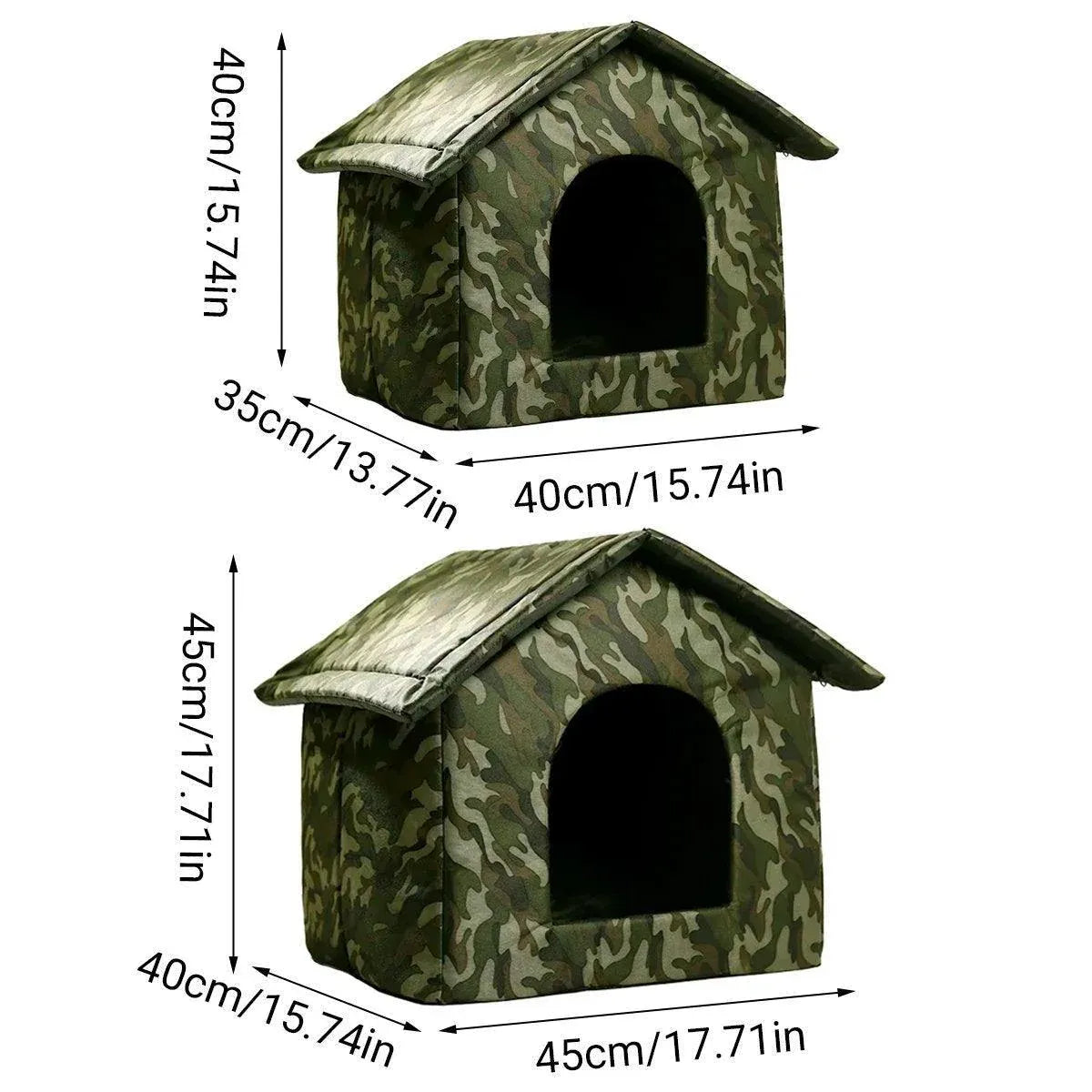 Waterproof Outdoor Cat Nest Stray Pet Hiding Nest Simple Dog House Shelter Bed - L