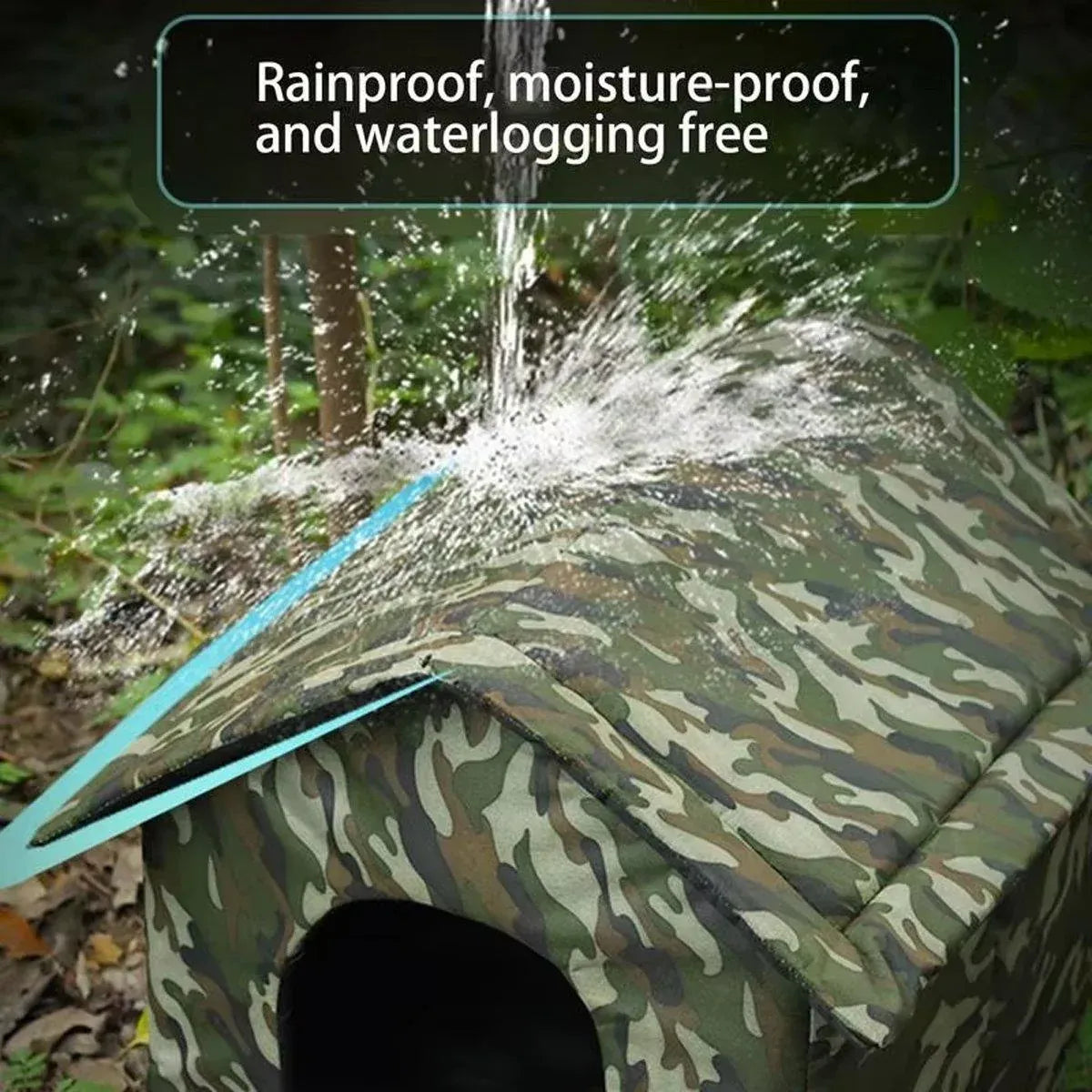 Waterproof Outdoor Cat Nest Stray Pet Hiding Nest Simple Dog House Shelter Bed - L