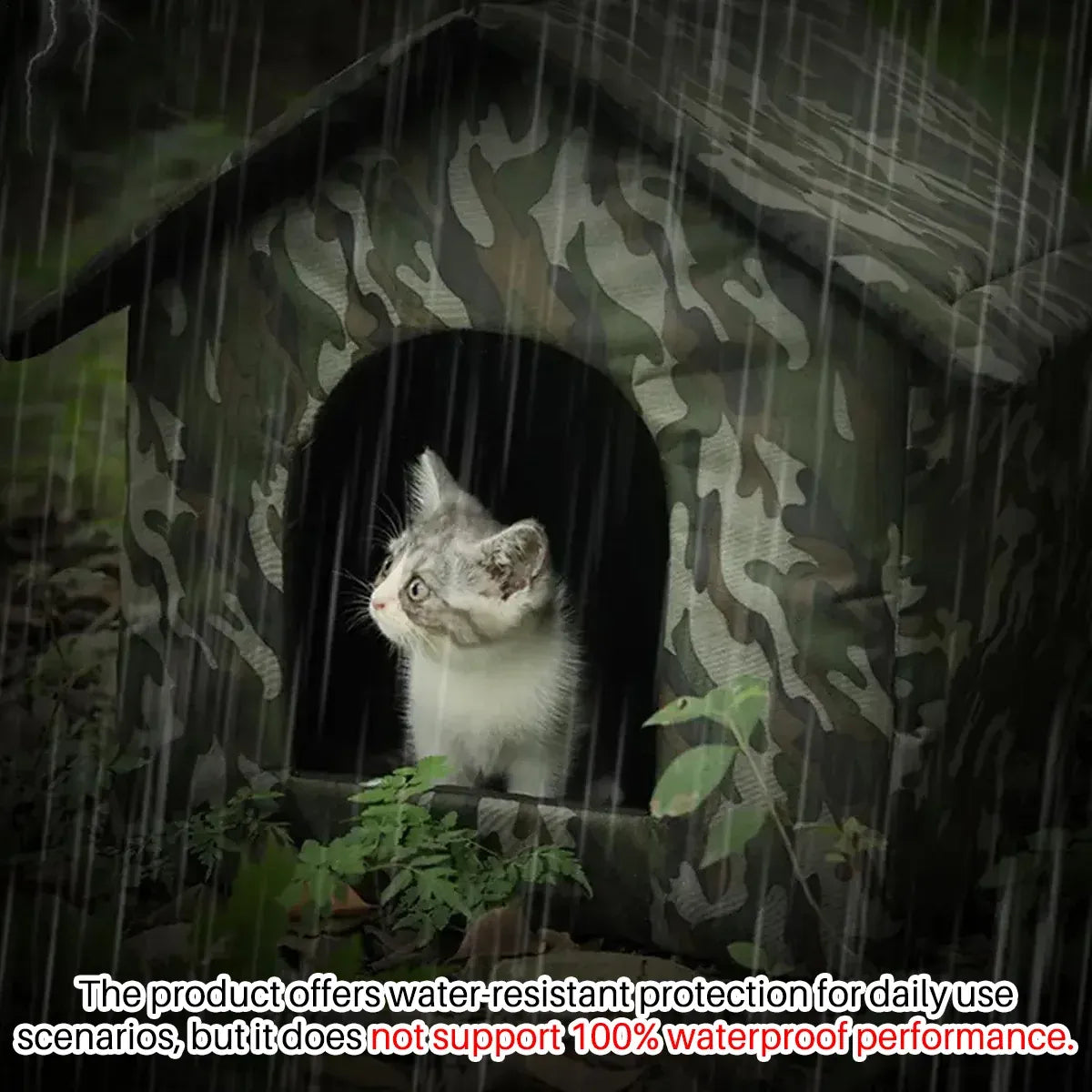 Waterproof Outdoor Cat Nest Stray Pet Hiding Nest Simple Dog House Shelter Bed - L