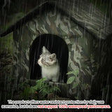 Waterproof Outdoor Cat Nest Stray Pet Hiding Nest Simple Dog House Shelter Bed - L