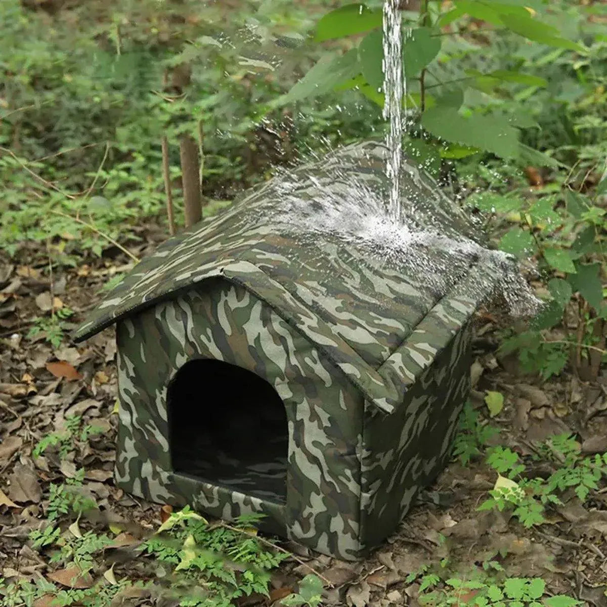 Waterproof Outdoor Cat Nest Stray Pet Hiding Nest Simple Dog House Shelter Bed - L