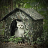 Waterproof Outdoor Cat Nest Stray Pet Hiding Nest Simple Dog House Shelter Bed - L