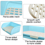 Large Rabbit Litter Box Drawer Corner Toilet for Chinchillas Hamsters Small Pets - Pink