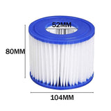 6pcs Lay Z Spa Filter Cartridge VI Size 58323 Replacement by Bestway Cartridge