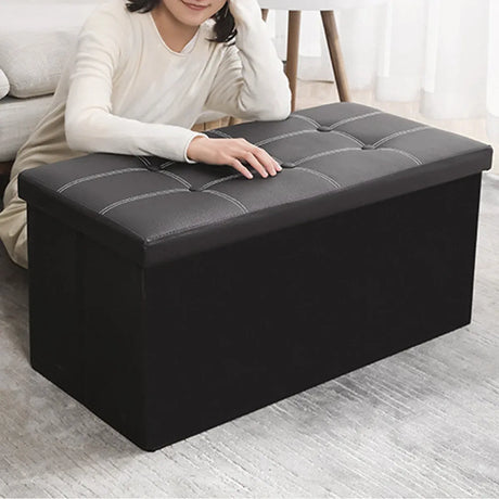 Foldable storage boxes, 110L, folds flat.