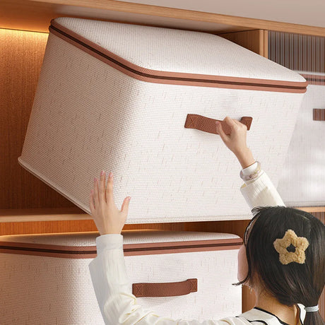 Grey foldable laundry baskets, folds flat.