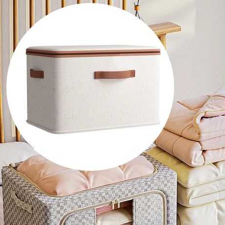 Grey foldable laundry baskets, folds flat.