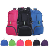 35L Light Foldable Waterproof Outdoor Sports Backpack Camping Hiking Travel Bag - Orange