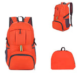 35L Light Foldable Waterproof Outdoor Sports Backpack Camping Hiking Travel Bag - Orange