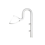 Aquarium Glass Inlet Outlet Pipe Fish Tank Filter Oil Film Remover Plant Holder - Speaker outlet-12mm