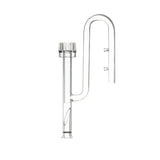 Aquarium Glass Inlet Outlet Pipe Fish Tank Filter Oil Film Remover Plant Holder - Speaker outlet-12mm