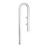 Aquarium Glass Inlet Outlet Pipe Fish Tank Filter Oil Film Remover Plant Holder - Speaker outlet-12mm