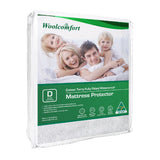 Cotton waterproof mattress protector, double size.