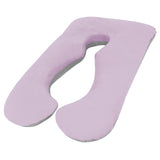 Woolcomfort grey body pillow, machine washable.