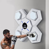 Rechargeable Bluetooth Boxing Machine With Adult & Child Gloves - Blue - With Adult Gloves Pink Blue