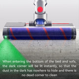 Green Light Floor Brush for Dyson V7-v11 Vacuums