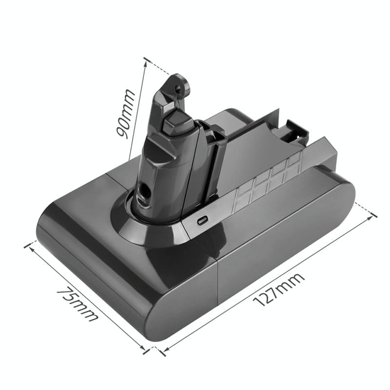 Extra Battery for Dyson V6 Handheld Vacuum - Replacement - 3.0Ah