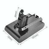Extra Battery for Dyson V6 Handheld Vacuum - Replacement - 3.0Ah